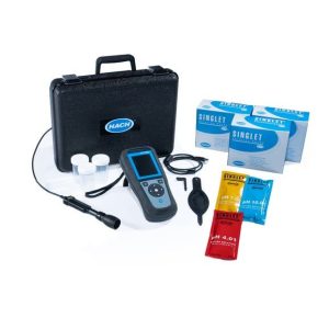 Medidor portatil de pH ORP mV HQ1110 con electrodo de pH de gel PHC101 cable de 1 m